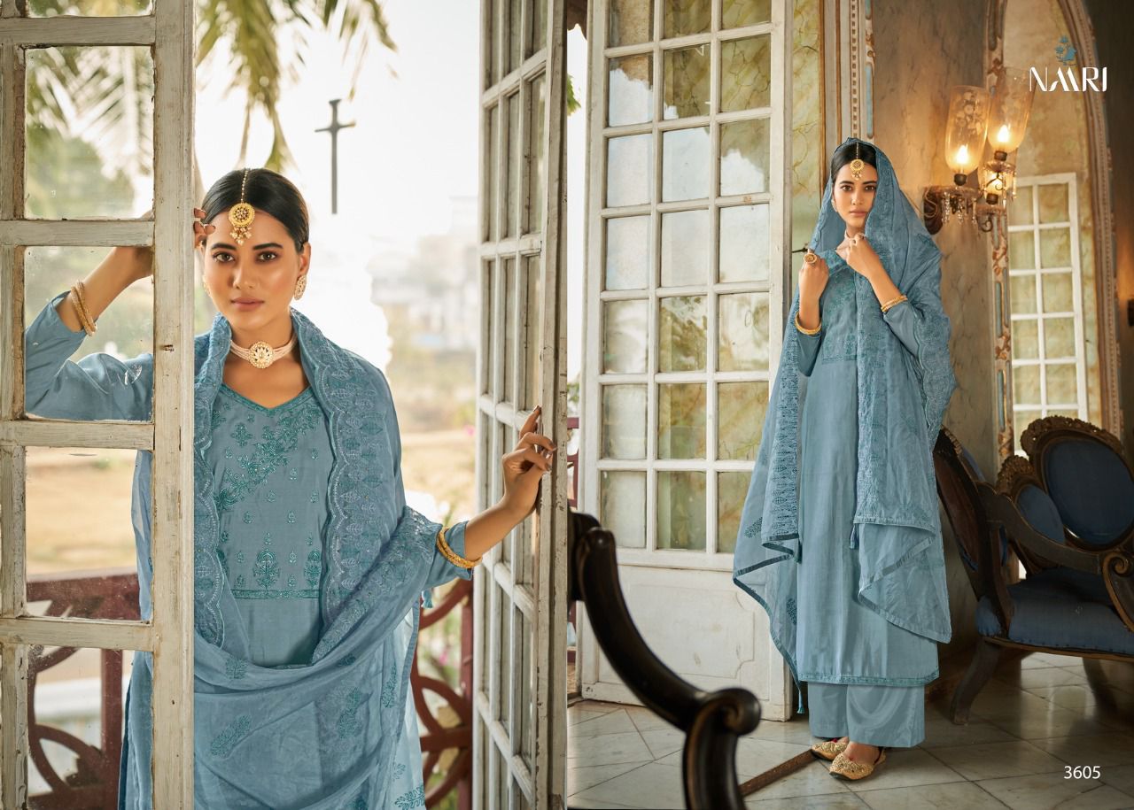 Mahesha Naari Heavy Designer Festive Wear Silk Fancy Salwar Suit Collection
